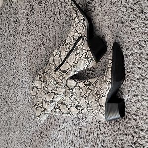 I.N.C Snakeskin Boots